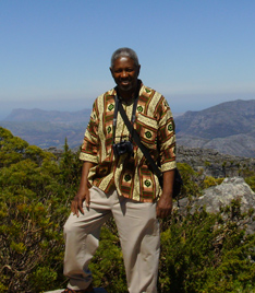 Fred Johnson at Cape Point, South Africa