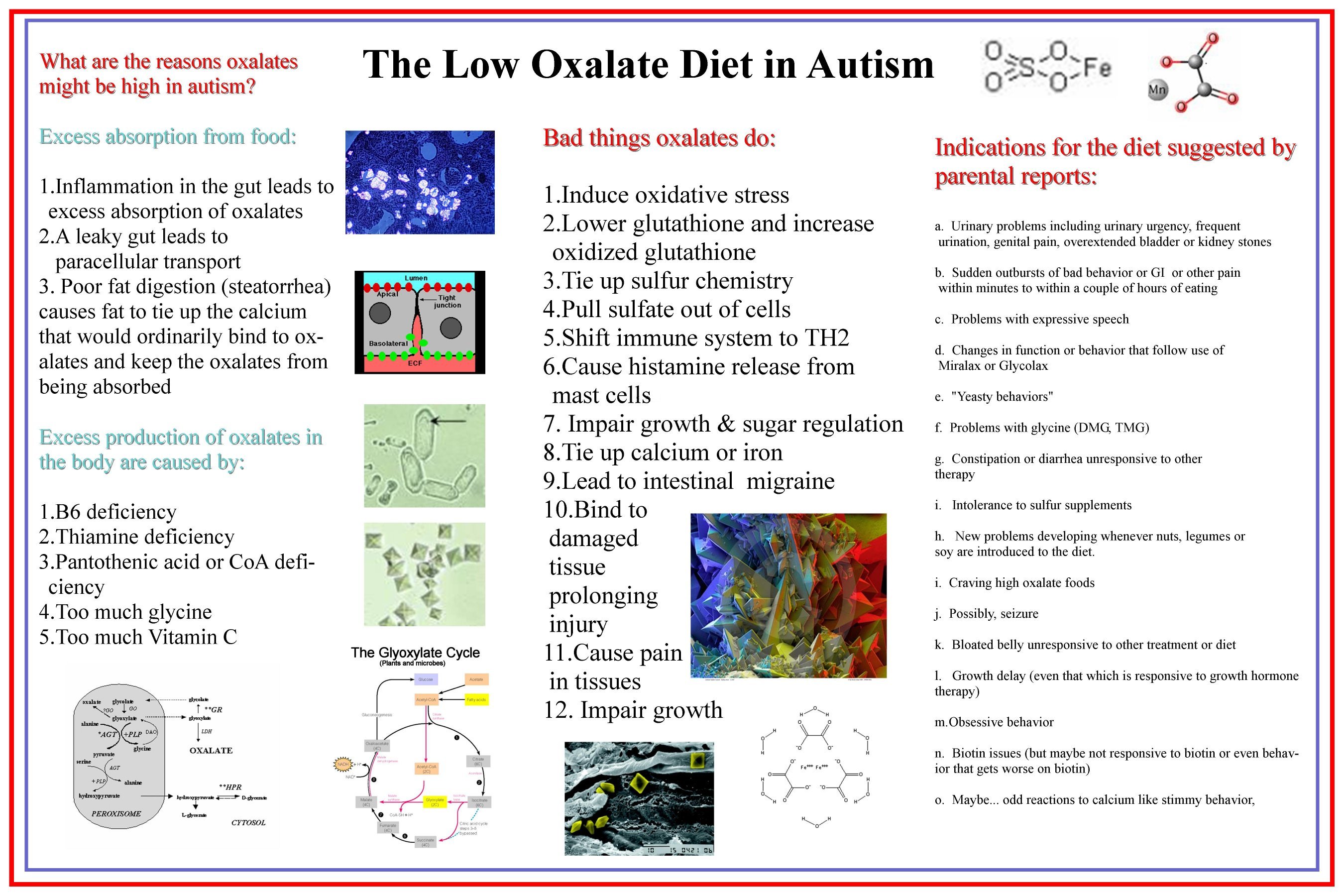 Oxalate Chart